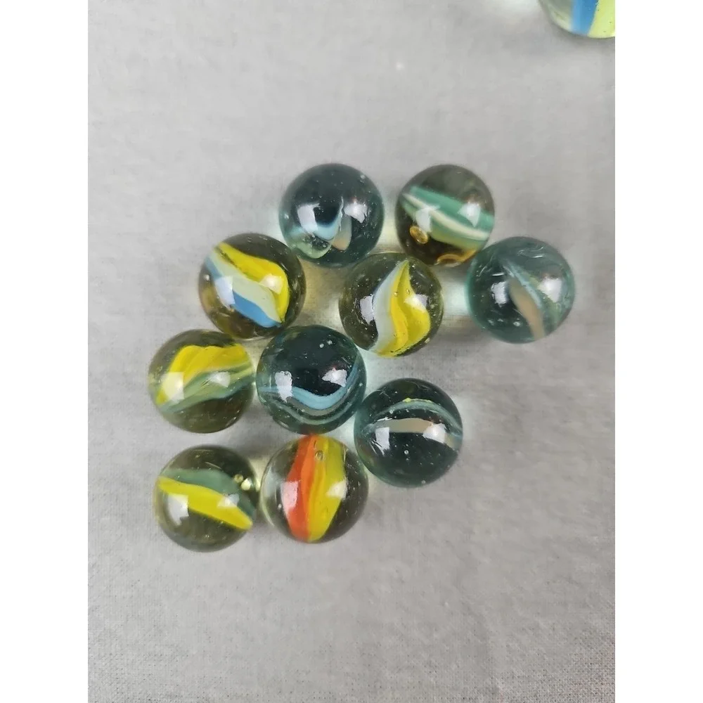 🔥Vintage Lot Of 141 Cats Eye Swirl‎ Marbles